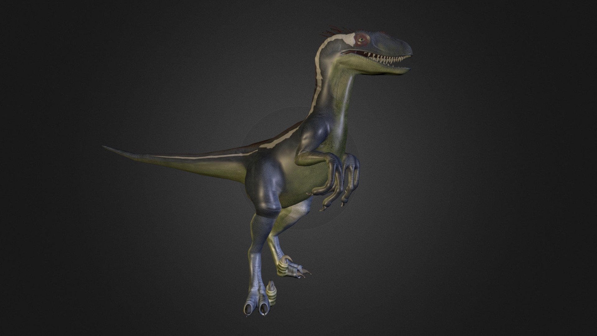 Velociraptor - 3d Model By Nigel Norman (@nigelnorman23) [nuizfrh 