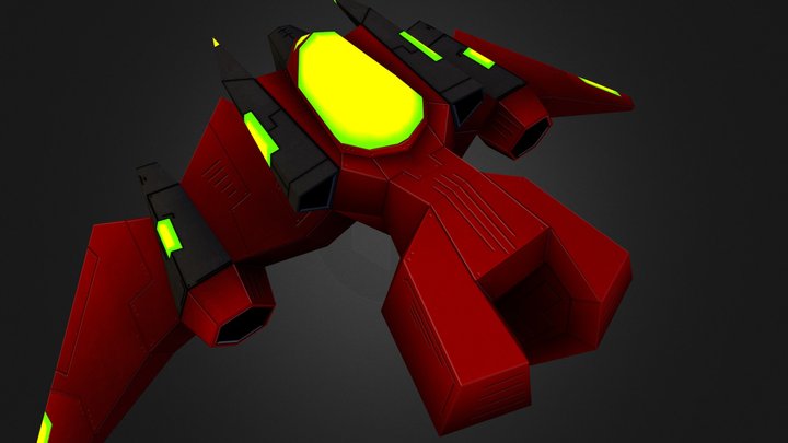Enemy Bomber (DTF Station) 3D Model