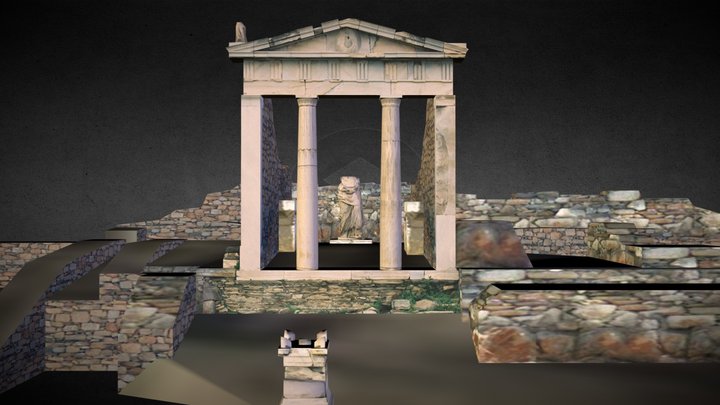 Temple of Isis, Delos 3D Model