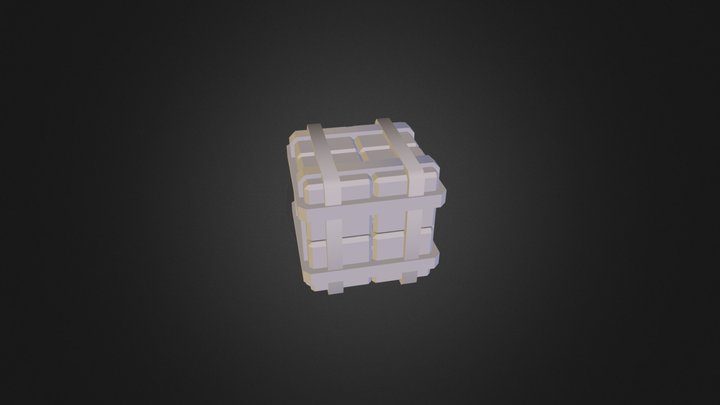 Crate 3D Model