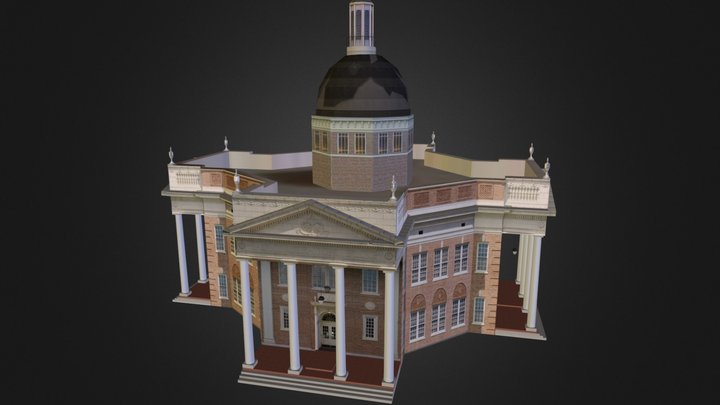 USM Administration Building 3D Model