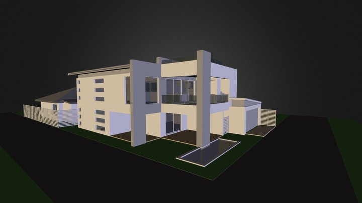 Humann Residence.3ds 3D Model