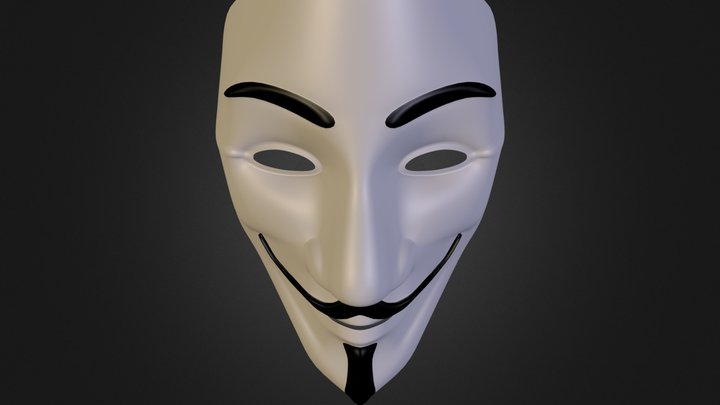 Anonymous mask 3D Model