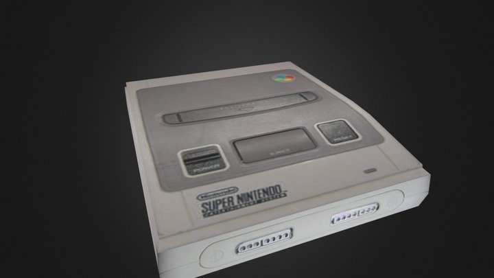 SNES 3D Model