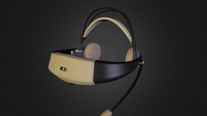 AR Headset 3D Model