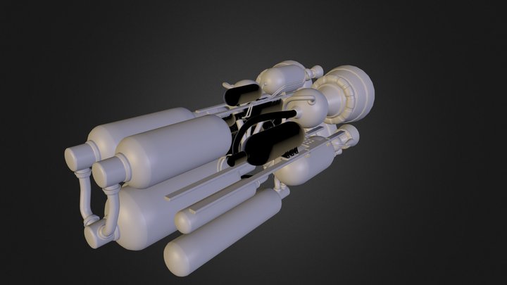 Shuttle Engines 3D Model