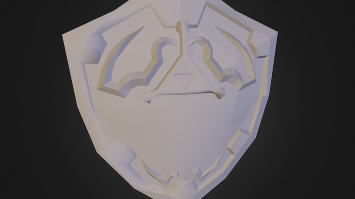 Hylian Shield.3ds 3D Model