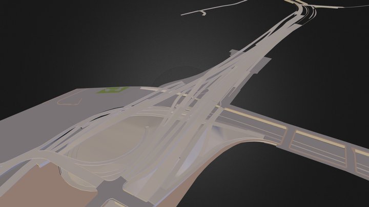I-90-I-93-Interchange.3DS 3D Model