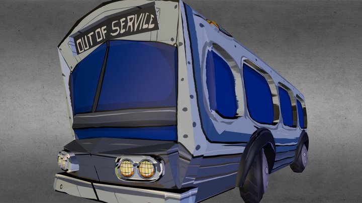 Bus. 3D Model