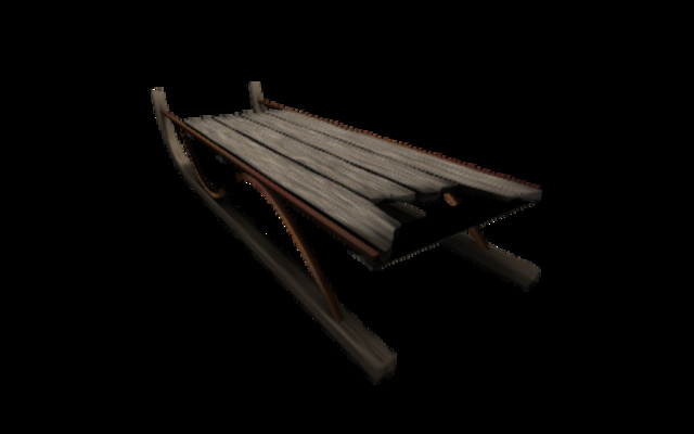 Sled 3D Model