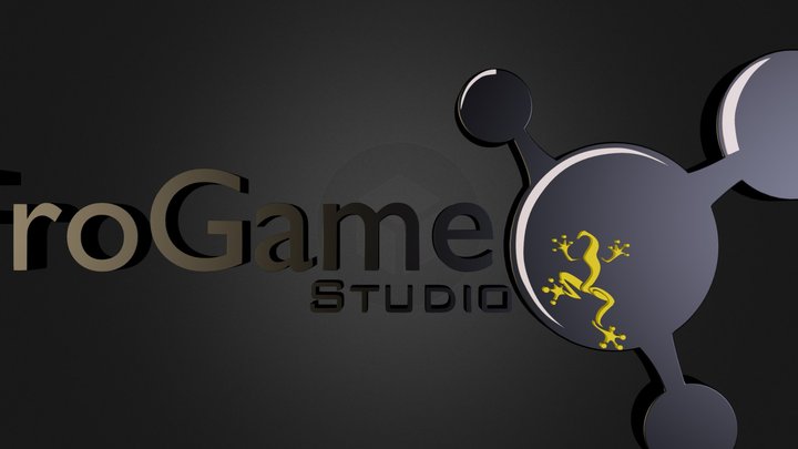 Logo FroGame Studio 3D Model