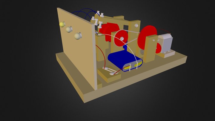 Programador Cíclico Levas 3D Model