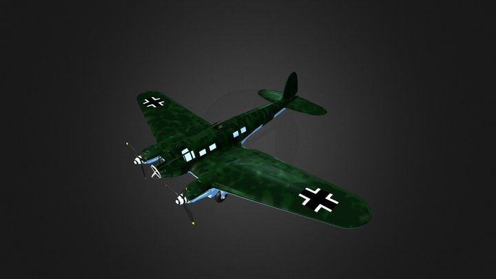 He 111 3D Model