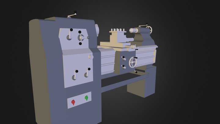 Machine outil 3D Model
