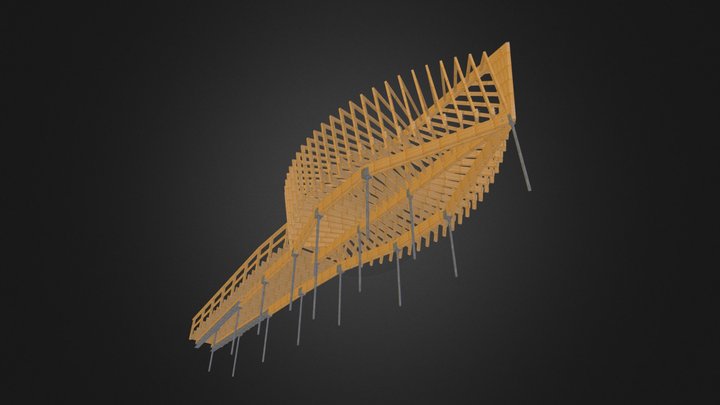 observatoire oiseaux la muche 3D Model