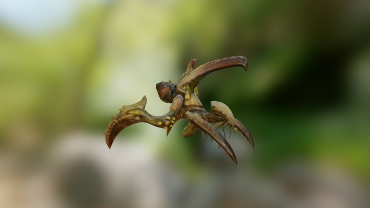 spider-like 3D Model