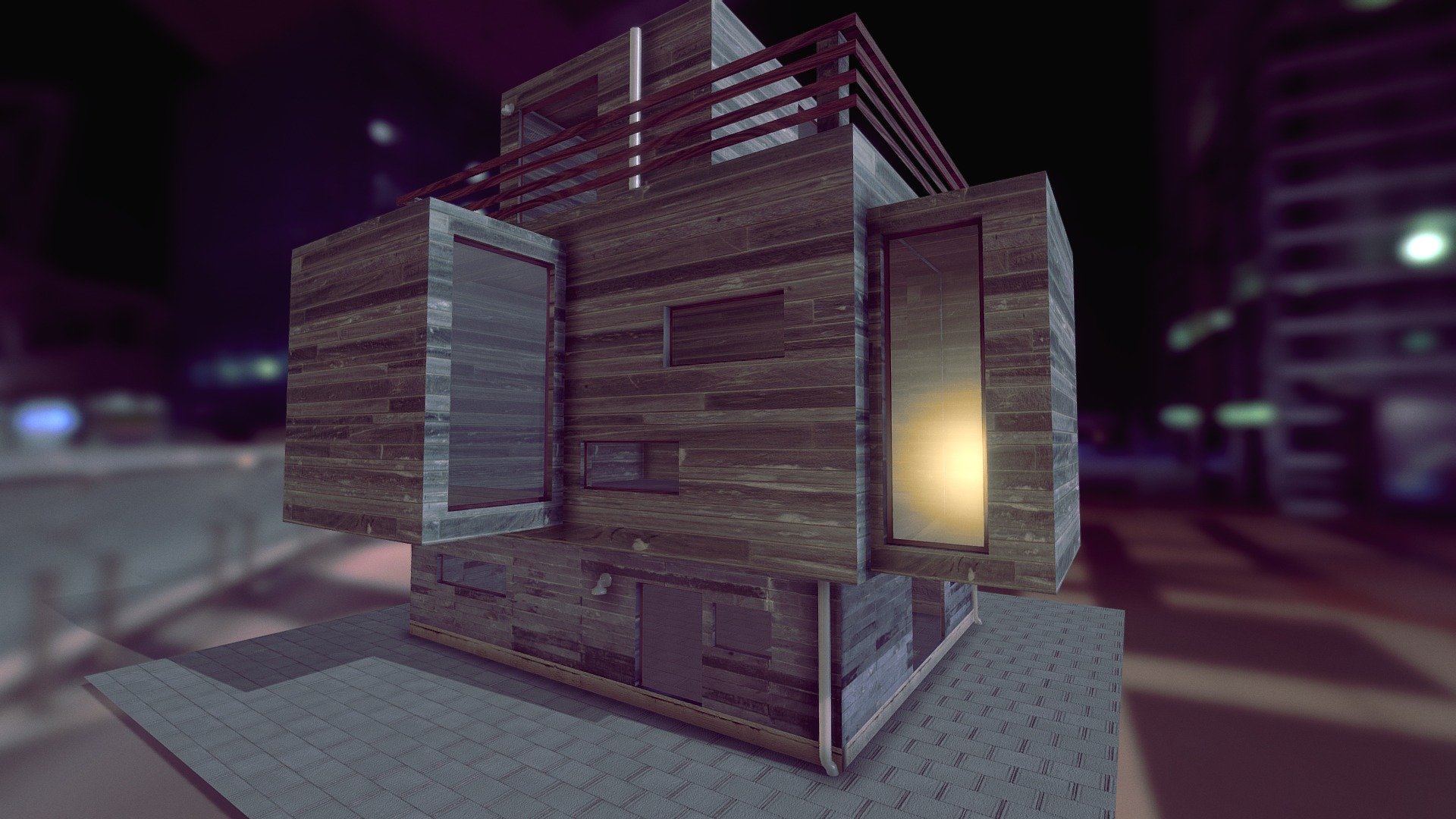 Bare Concrete Beach House