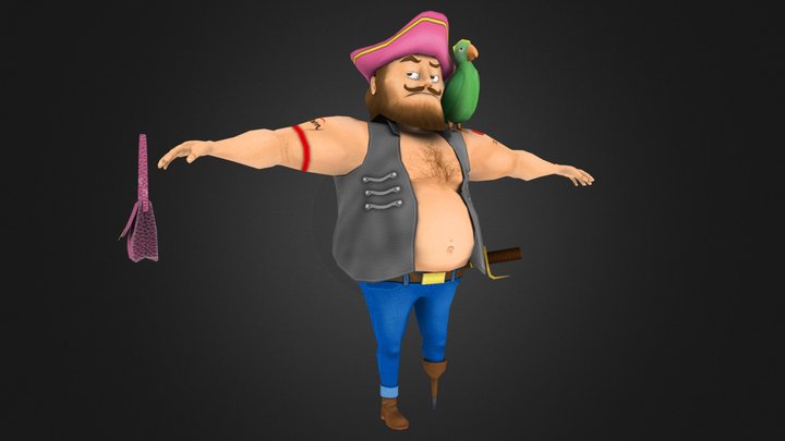 Pirate 3D Model