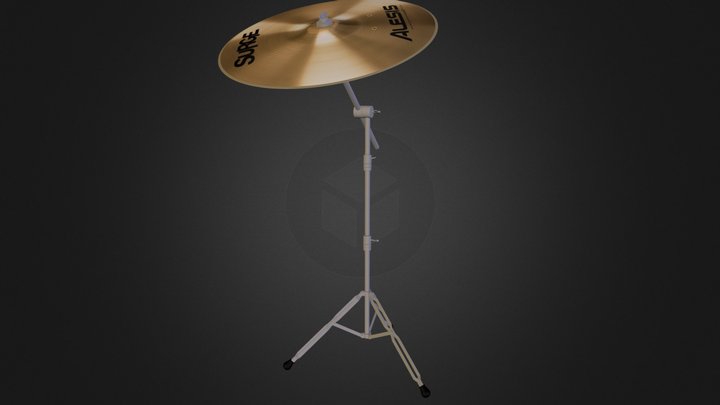 Crash Cymbal Obj.zip 3D Model