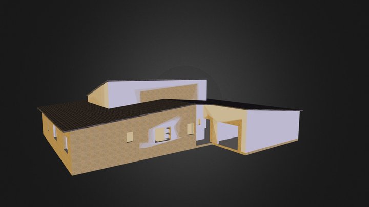 Avec le toit 3D Model