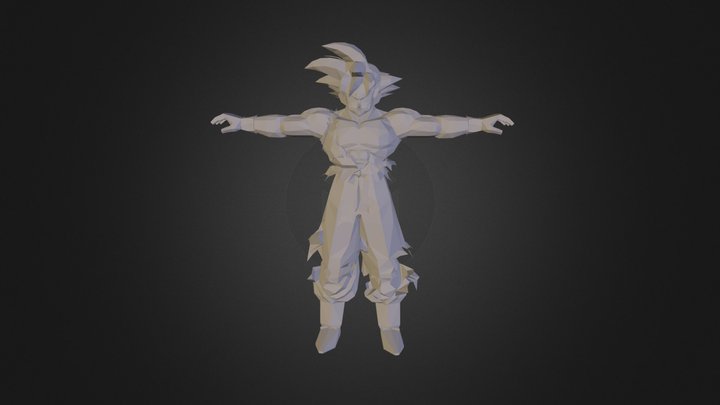 Goku 3D Model