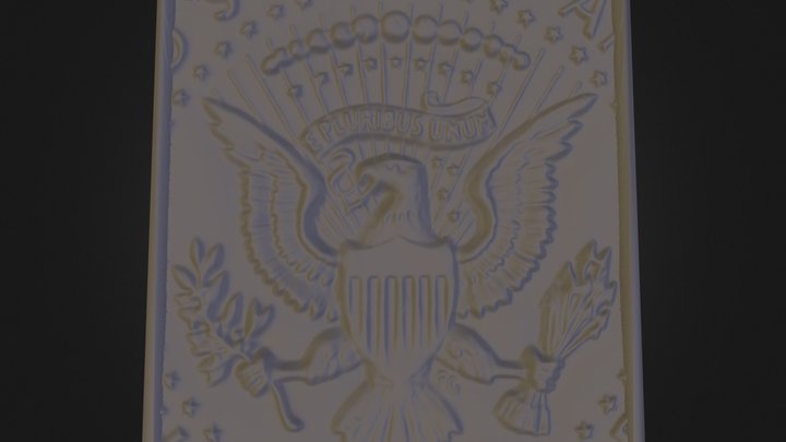 American Eagle 3D Surface Scan 3D Model