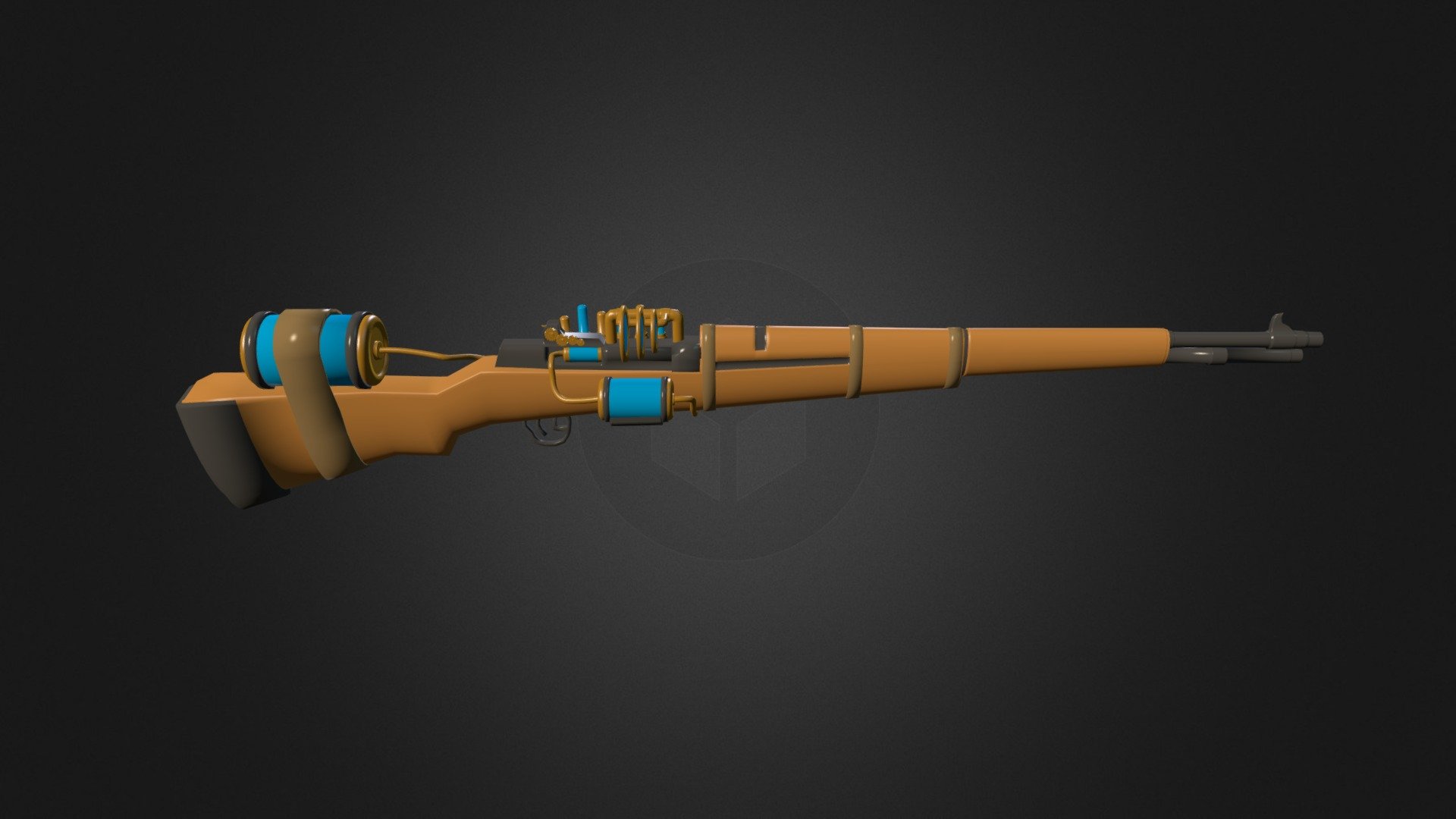 RIFLE.blend - 3D model by DaveHug [qIscwC5] - Sketchfab