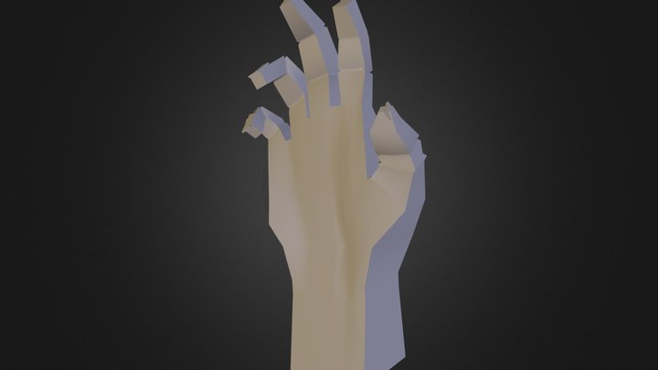 Hand Rigging Model 3D Model