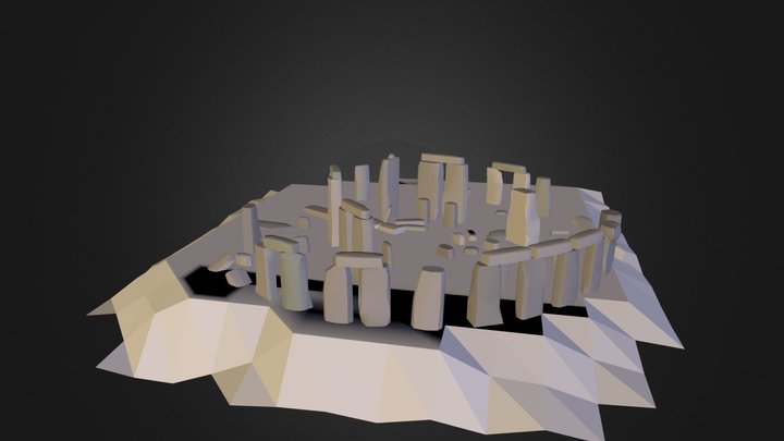 Stonehenge3.3ds 3D Model