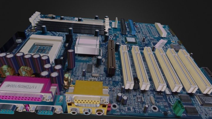 Placa Base 3D Model