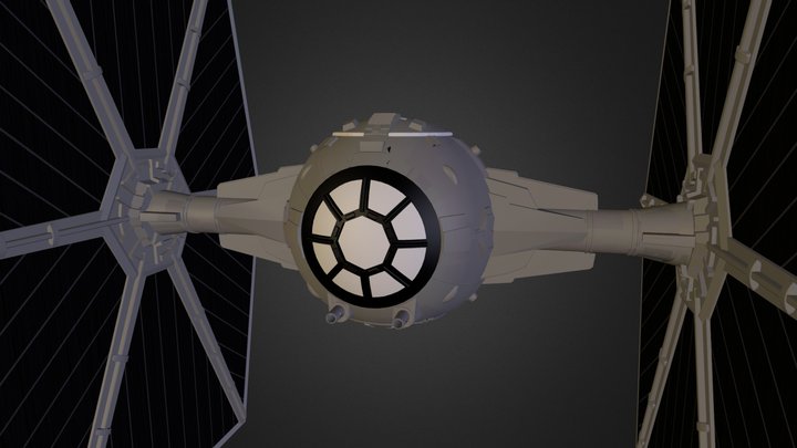Tie Fighter 3D Model
