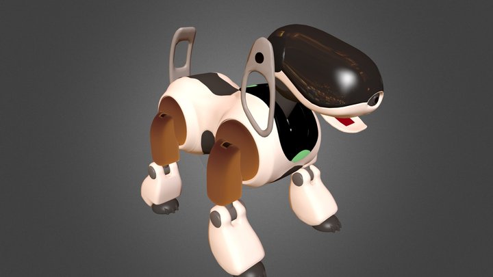 Sony Aibo robo dog 3D Model