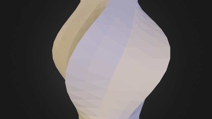 Twister Vase 3D Model