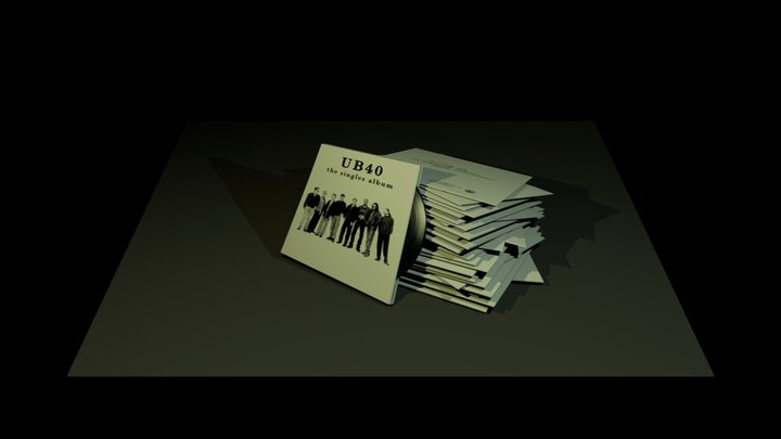 Visualization vinyl 3D Model