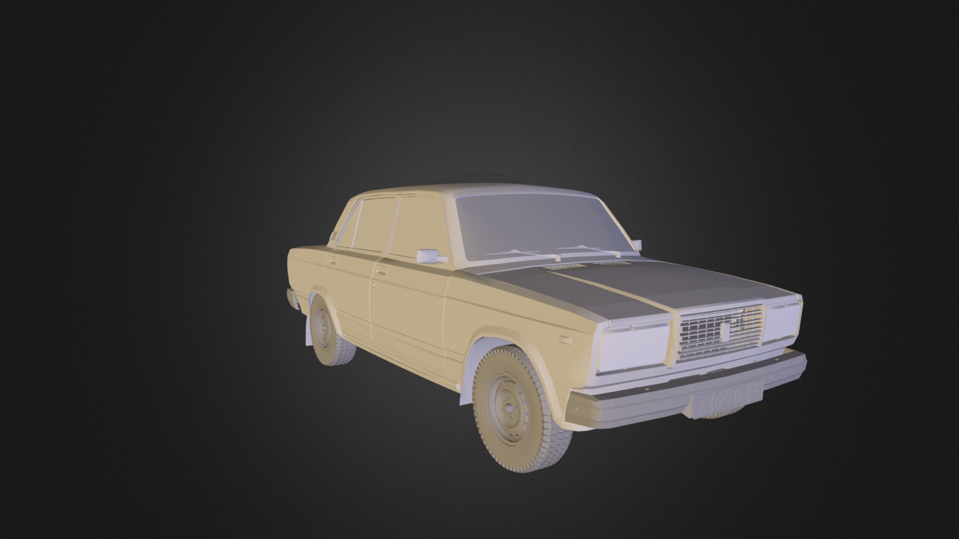 Ваз 2107 3d model