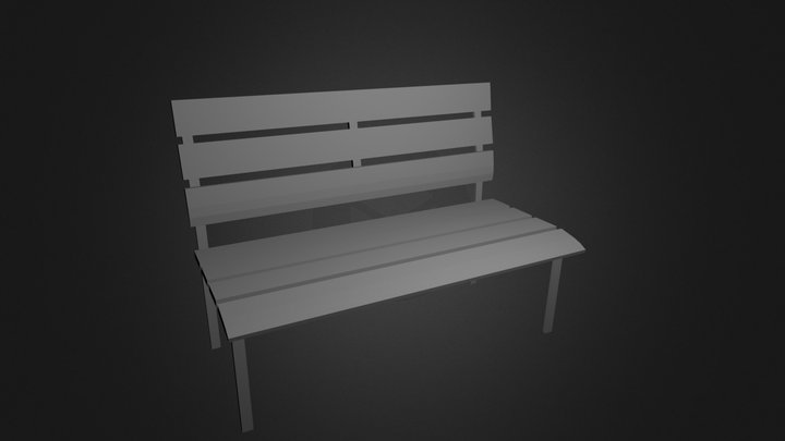 Bench 2.blend 3D Model