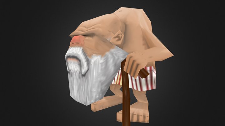 TGA - Nils Lind - Senile Santa 3D Model