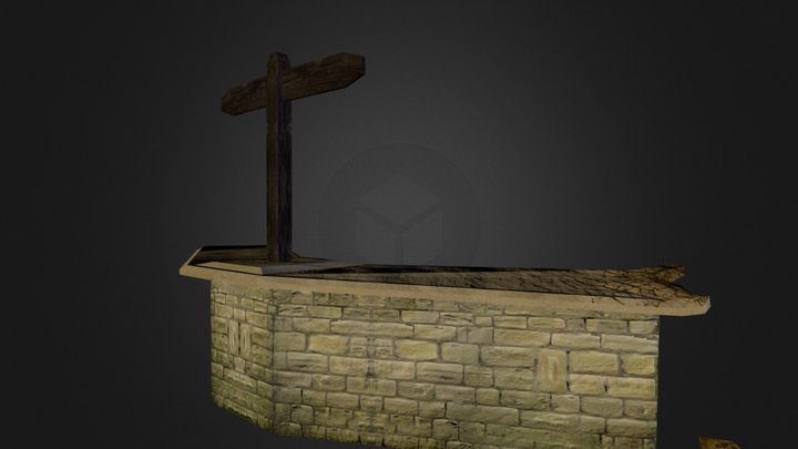 SignPost and Wall_02a 3D Model