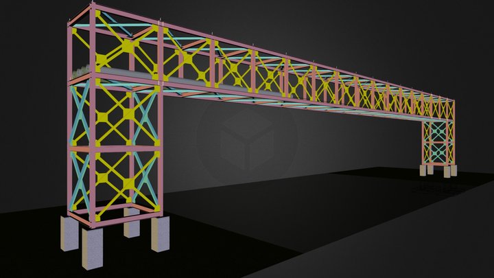Pipe Trestle 3D Model