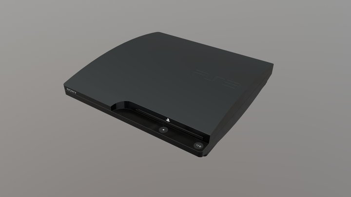 PlayStation 3 Slim 3D Model