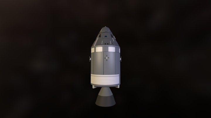 Command Service Module 3D Model