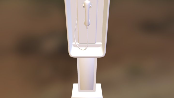 payphone.obj 3D Model