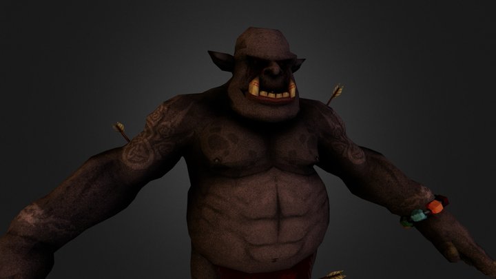 Cave Troll 3D Model