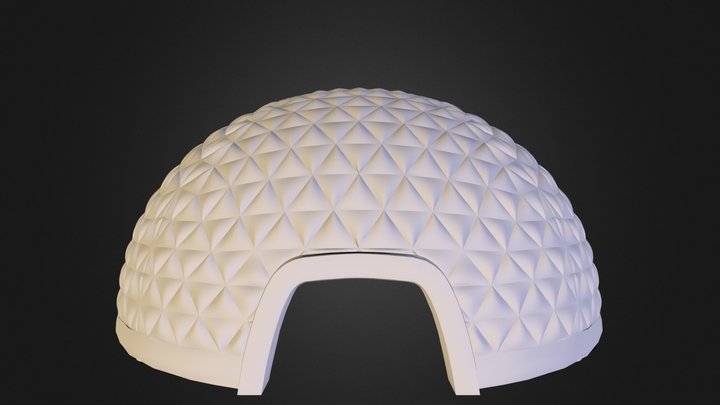 16m dome webrender model.3ds 3D Model