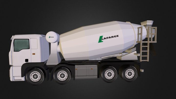 Camion Lafarge 3D Model