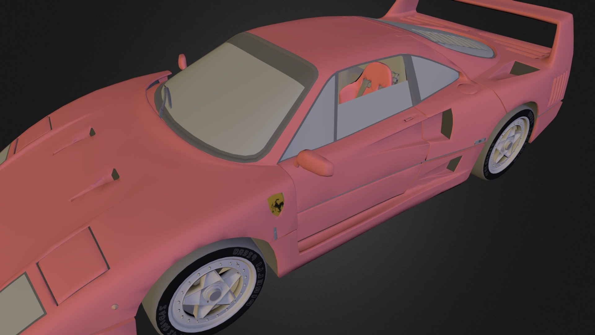 Ferrari f40 3d model