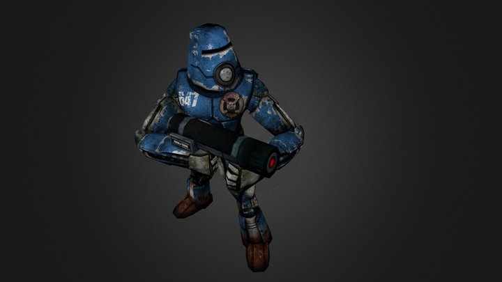 Infantry 3D Model