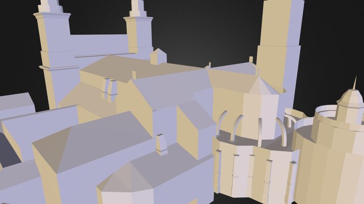 Catedral de Lugo 3D Model