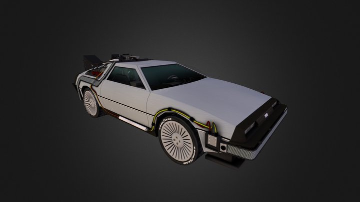 DeLorean DMC-12 3D Model