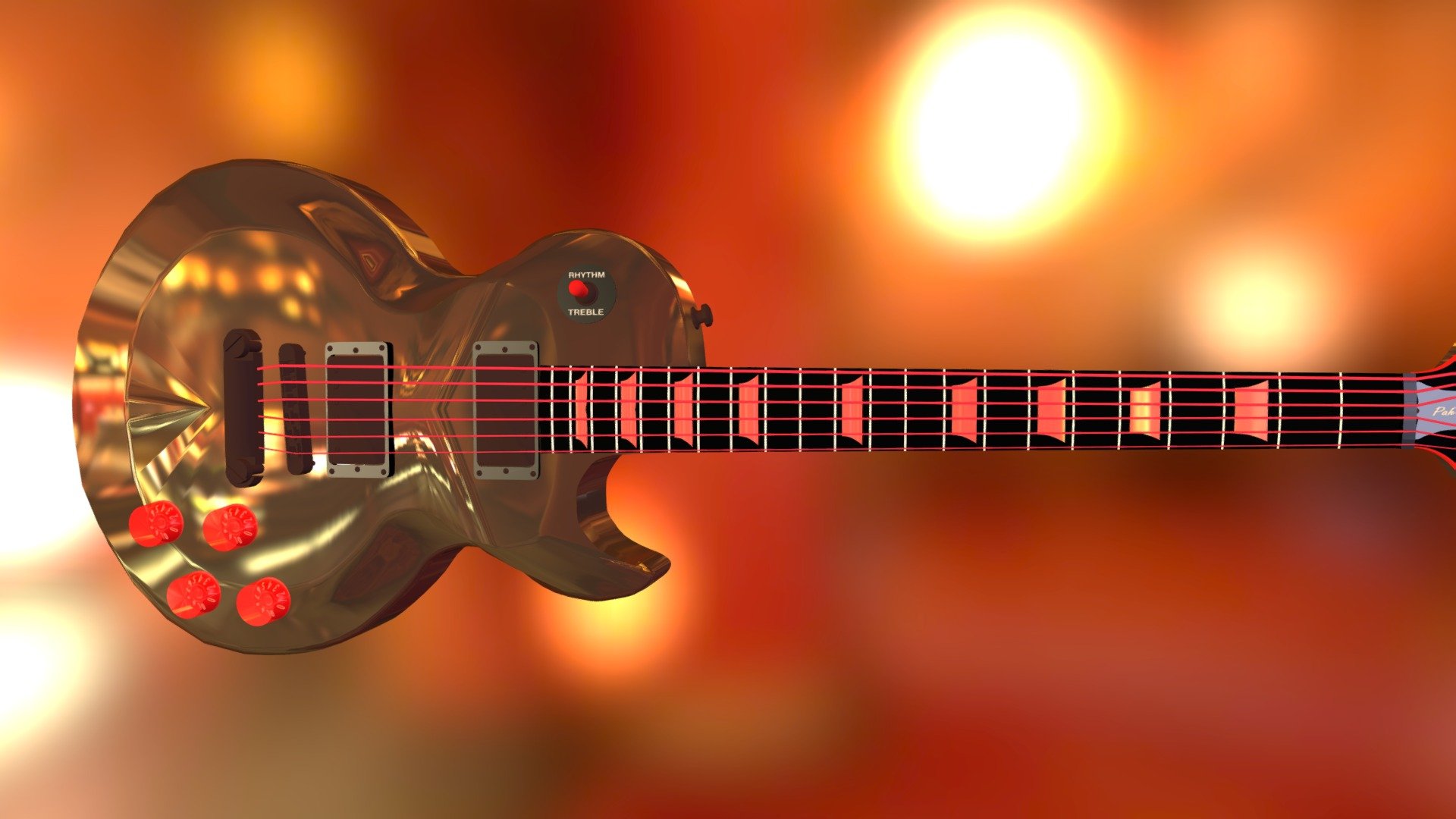 Gibson Les Paul - 3D model by XxUsaTrancexX [t4mT95U] - Sketchfab